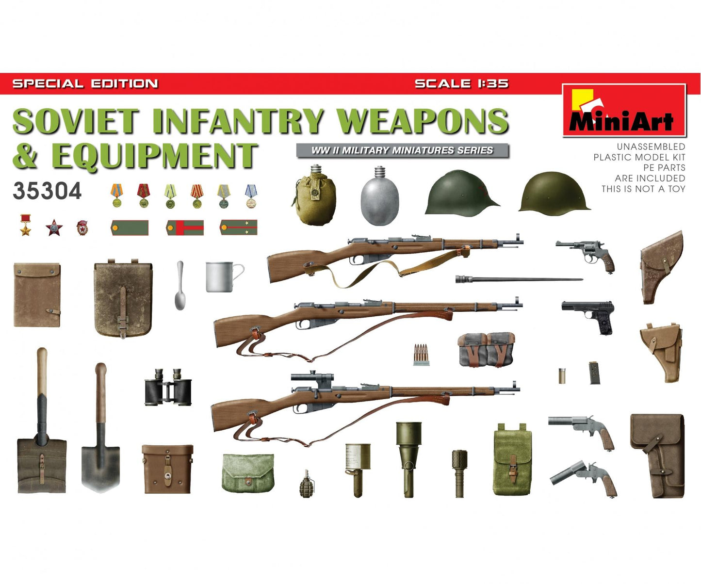 1:35 Sov. Infantry Weapons/Equipment SE - 550035304