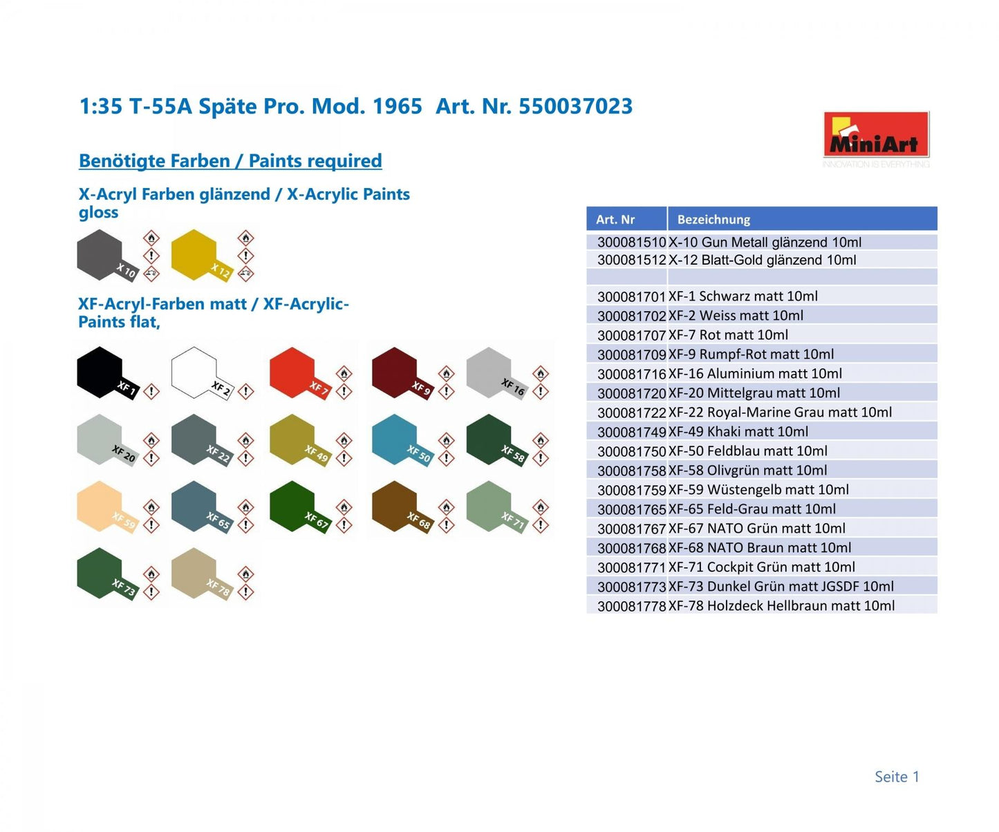1:35 T-55A Late Mod. 1965 - 550037023