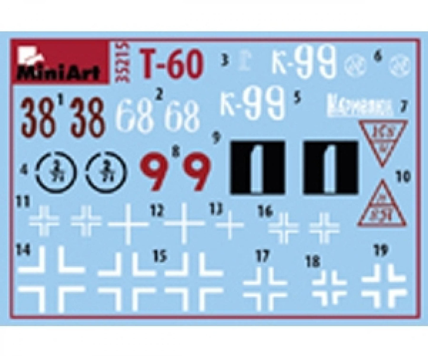 1:35 T-60 Early Series (GAP)Interior Kit - 550035215